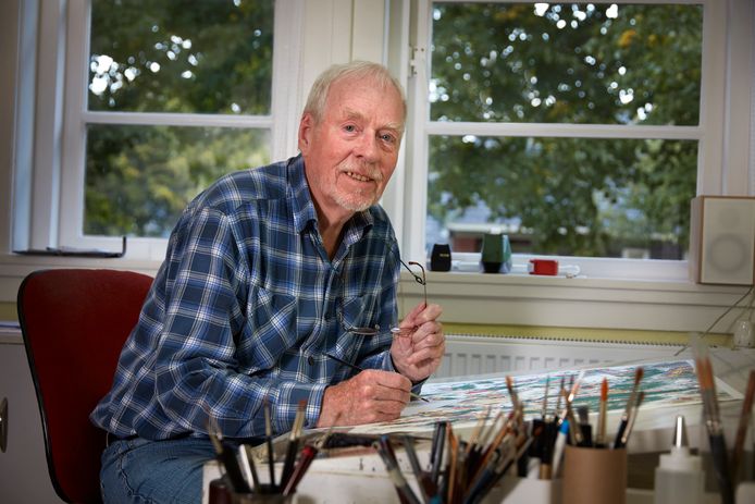 Nederlands bekendste striptekenaar en puzzelplatenmaker: Jan van Haasteren (85).