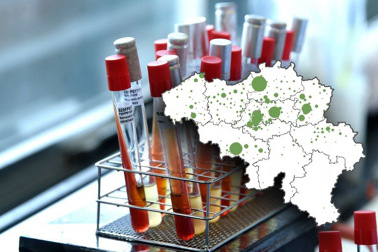 meer belgie kaart IN KAART. Steeds meer patiënten opgenomen in ziekenhuis en op 