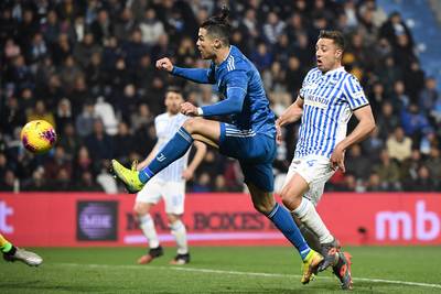 Cristiano Ronaldo fête le 1.000e match de sa carrière en égalant un record en Serie A