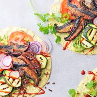 Mexicaanse wraps met courgette, portobello’s & guacamole