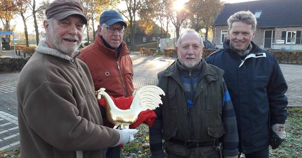 Opknapbeurt Diessens kloostertorentje afgerond met terugplaatsen van haan