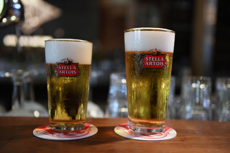 Lust De Belg Zijn Bier In Een Glad Glas De Morgen