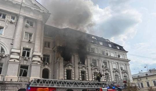 Rusland treft hoofdkwartier Oekraïense veiligheidsdienst in Kiev, drone was gericht op kantoor van directeur