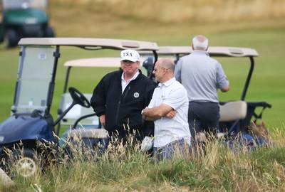 ‘Hole in one’ in het Witte Huis: Trump heeft nieuwe golfsimulator