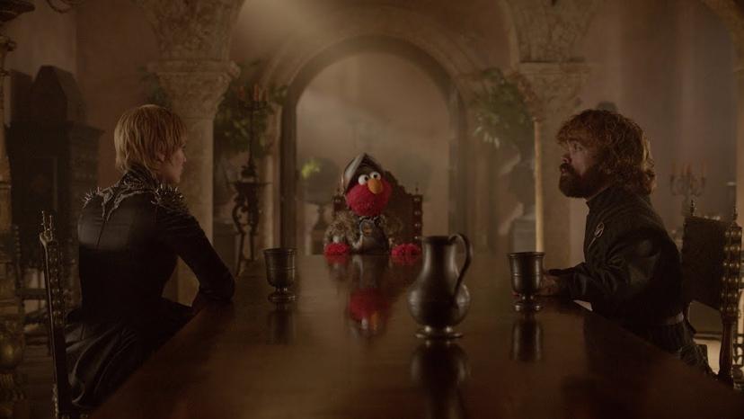 Elmo laat Tyrion en Cersei vrede sluiten in briljante mash-up van Game of Thrones en Sesamstraat