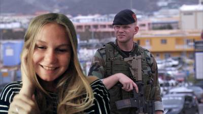 Anneloes (20) is bang voor naderende orkaan op Sint Maarten