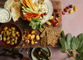 Borrelplank met een mediterrane twist