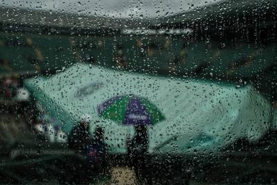 Regen spelbreker op Wimbledon