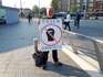 Ron Baars protesteert dagelijks tegen het boerkaverbod