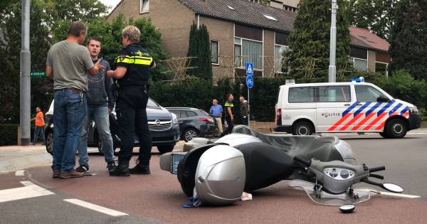 Bestuurder scooter gewond bij aanrijding in Velp