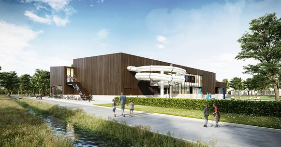 Heist Stelt Modern Nieuw Zwembad Voor Heist Op Den Berg In De Buurt Hln
