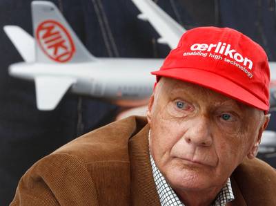 Niki Lauda opnieuw vliegbaas - hij kan niet anders