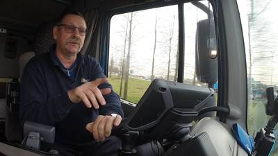 Vrachtwagenchauffeur Bernard: Vroeger was het een mooi beroep