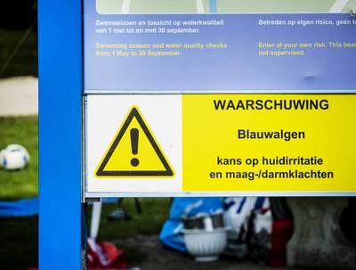 Opnieuw blauwalg aangetroffen in recreatieplas Scholtenhof bij Etten