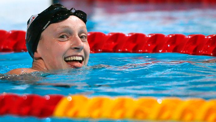 Amerikaanse Ledecky zwemt wereldrecord 800 meter vrije ...