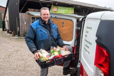Bioboer uit Spankeren komt met zijn busje bij je langs, net als Appie