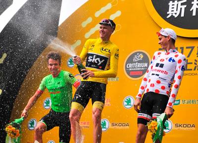 Froome wint criterium in Sjanghai