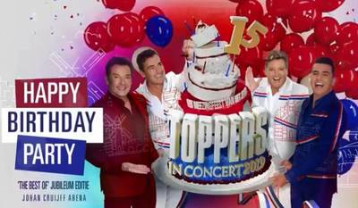 Toppers houden Birthday Party in Arena met speciale dresscode