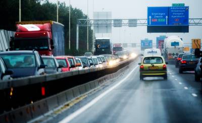 Drukste avondspits van het jaar tot nu toe door de regen