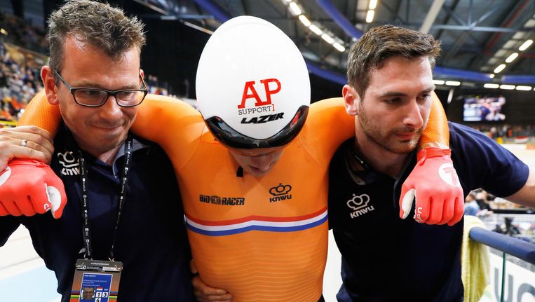 Jeffrey Hoogland wereldkampioen na slopende kilometer ...
