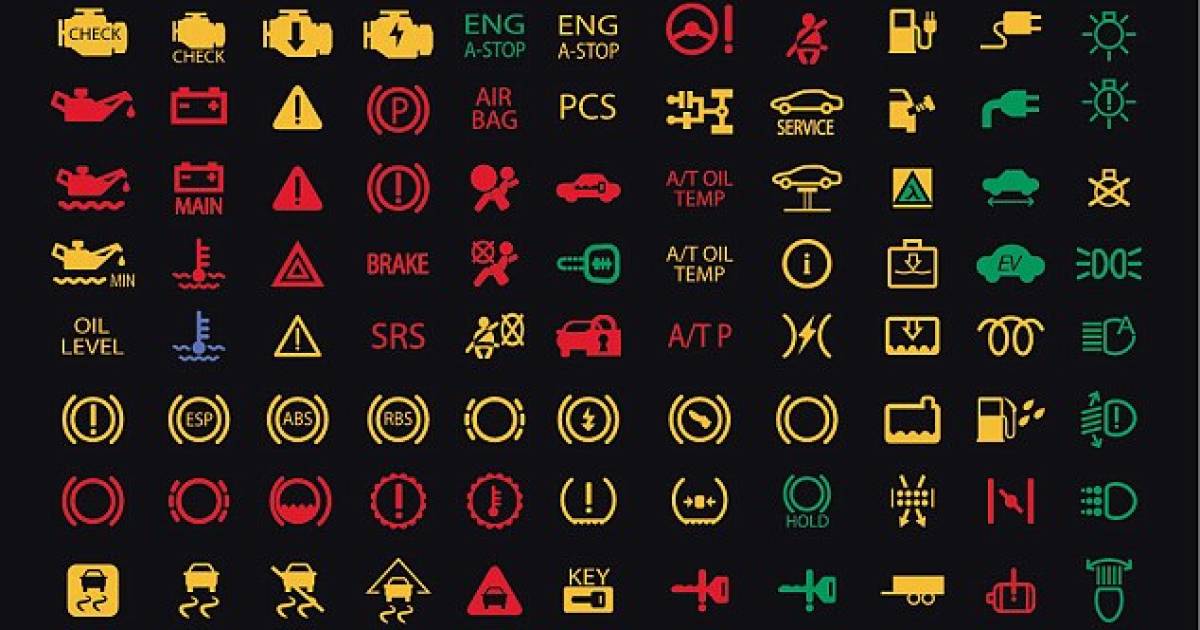 Ford Focus 2018 Dashboard Symbols Catalog Library