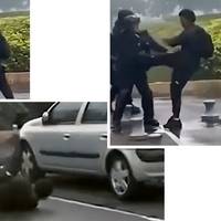 Een 14-jarige scholier in Parijs werd door de politie beschoten met een traangasgranaat. Zijn gezicht is verminkt en hij kan niet meer praten
