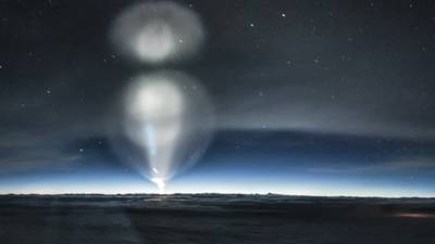 Mysterieuze raketfoto van vrachtpiloot wordt internethit