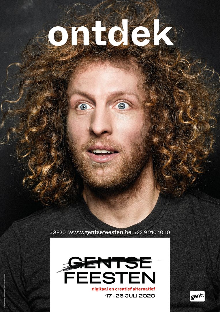 Het officieel campagnebeeld van de alternatieve Feesten, van het bureau Zoom uit Wetteren.