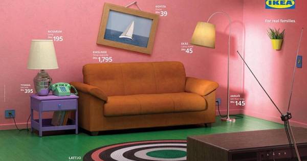 Ikea Bootst Woonkamers Uit Hitseries Na Van The Simpsons Tot Friends Economie Ad Nl