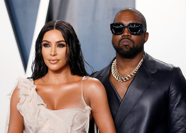 Kim Kardashian en Kanye West 