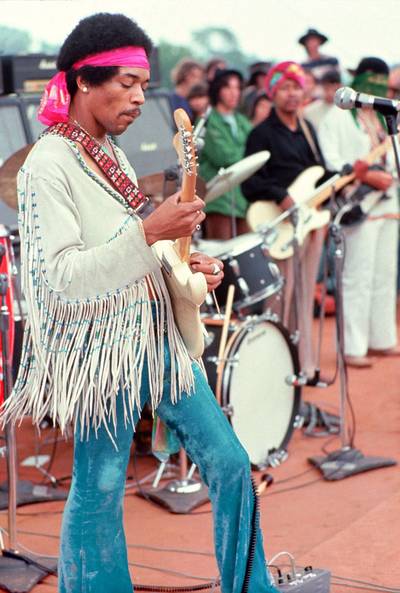 Jimi Hendrix' gitaarsolo van het Amerikaanse volkslied werd legendarisch...