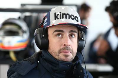 Fernando Alonso in achterhoede 24 uur Daytona