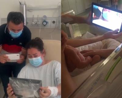 De jeunes mères contaminées au COVID-19 voient leurs bébés par vidéo