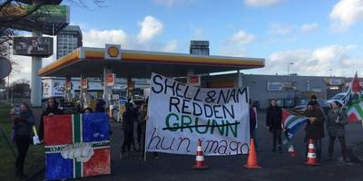 Bezetting Shell-tankstation Groningen voorbij