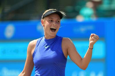 Favoriete Konta verliest finale Nottingham, titel voor Vekic