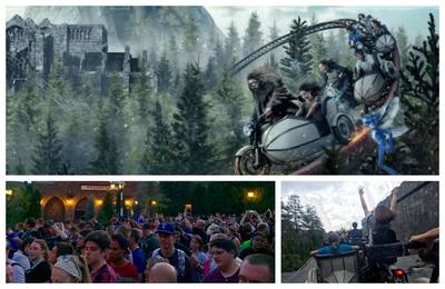Des fans attendent plus de dix heures pour tester une nouvelle attraction Harry Potter