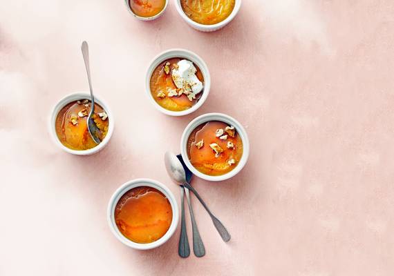 Yum! Deze koffiecustard met een gouden randje wil je proeven