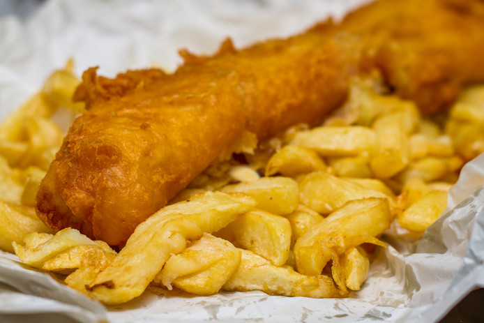 Fish and chips.