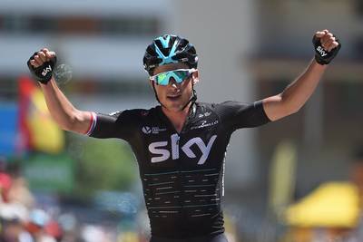 Brit Kennaugh soleert  in Dauphiné naar zege op Alpe D'Huez