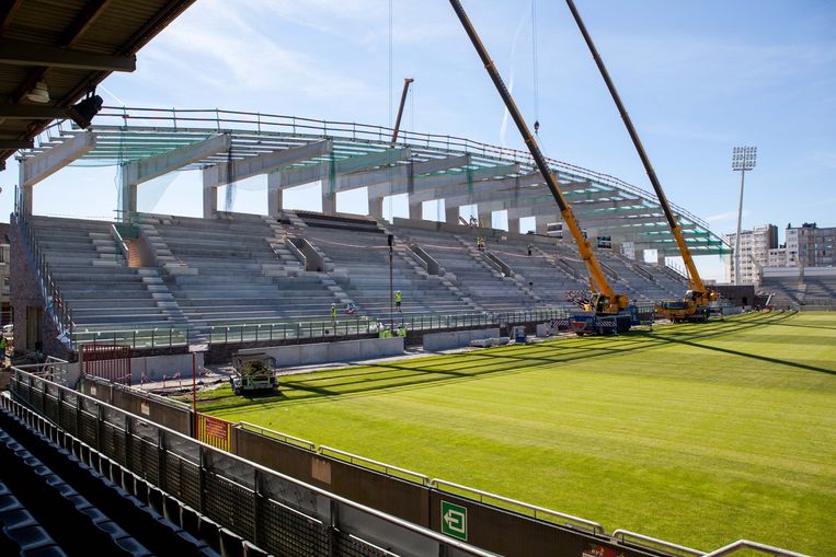 Renovatie KVO-stadion in laatste rechte lijn | Oostende | In de buurt | HLN