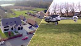 Wauw! Miljoenenhuis met luxewagens en helicopter in de tuin