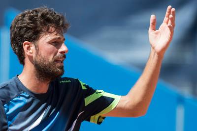 Haase ondanks vier matchpoints uitgeschakeld in halve finale Gstaad