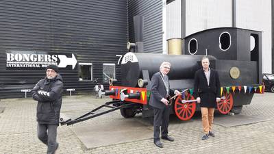 Replica van treintje Bello is net aan sloop ontkomen in Wageningen