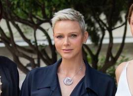 Prinses Charlene draagt eindelijk haar tiara (maar niet op haar hoofd)