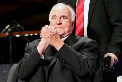 Oud-bondskanselier Helmut Kohl zorgde voor eenheid in Duitsland