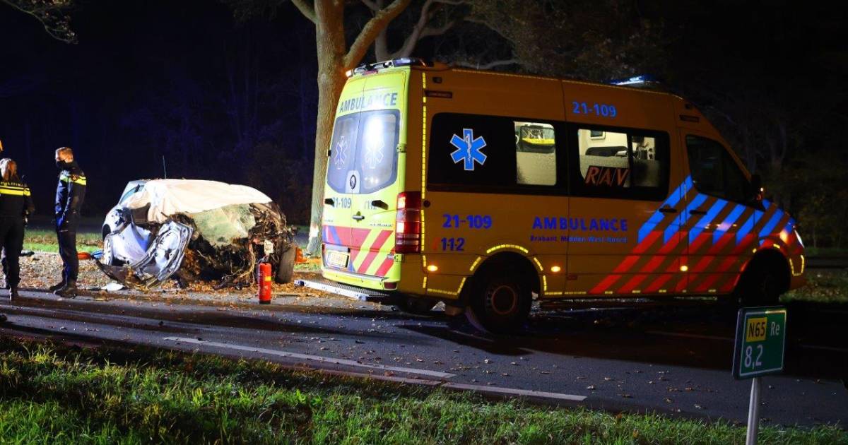 Dodelijk ongeval op de N65 tussen Vught en Helvoirt.