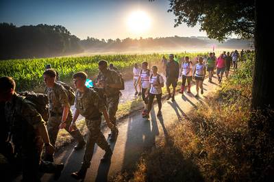 In beeld: Dag twee van de Vierdaagse
