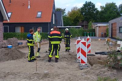 Gasleiding kapot getrokken bij graafwerkzaamheden in nieuwbouwwijk Bavel