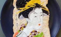 Artieste uit Tokio maakt kunstwerken op toast: “Ik wil de Japanse cultuur toegankelijk maken”