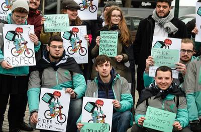 Europarlement zoekt rechten voor fietskoerier